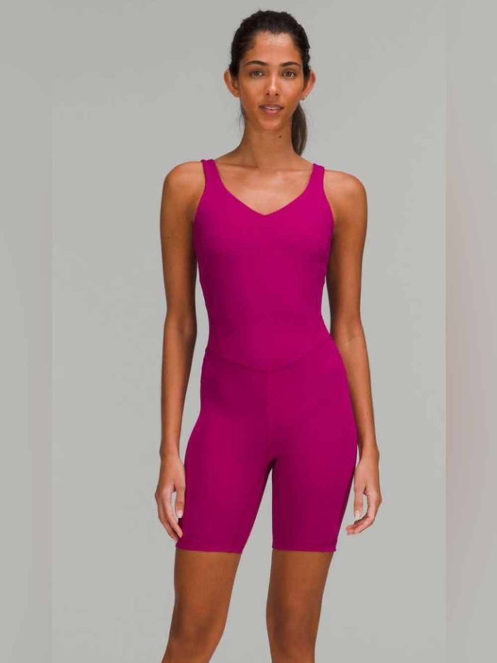NWT Lululemon Align bodysuit 8” magenta purple size 4